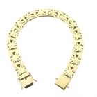 Image 5 of Gold flat king bracelet; Men | 22 cm
