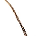 Image 7 of Antique gold Venetian link necklace with garnet