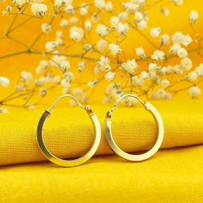 Image 2 of Gold earrings | Ø 19.4 mm