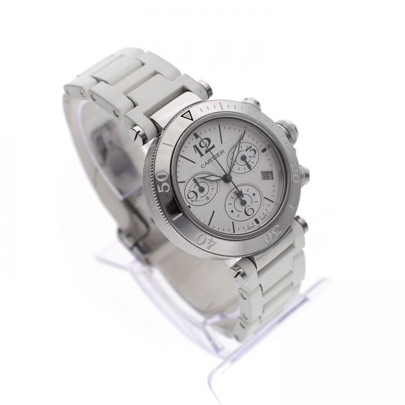 Image 4 of Cartier Pasha Seatimer 3129 Chronograph Watch