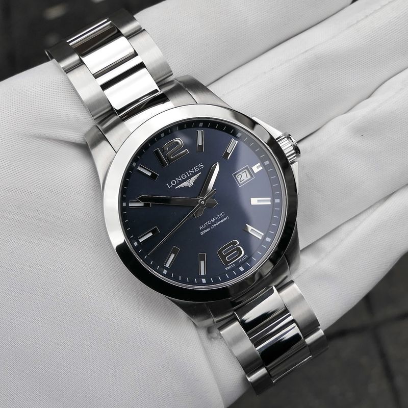 Image 19 of Longines Conquest L3.776.4; Automatic men's watch