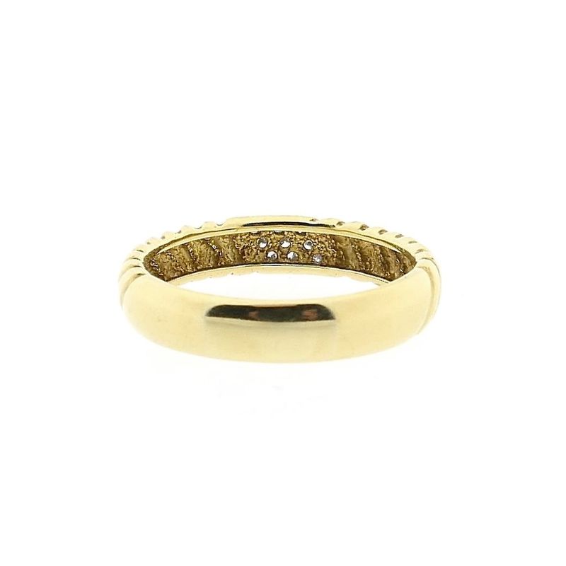 Afbeelding 4 van Gouden Goldgilde ring met diamanten; 0,08 ct.