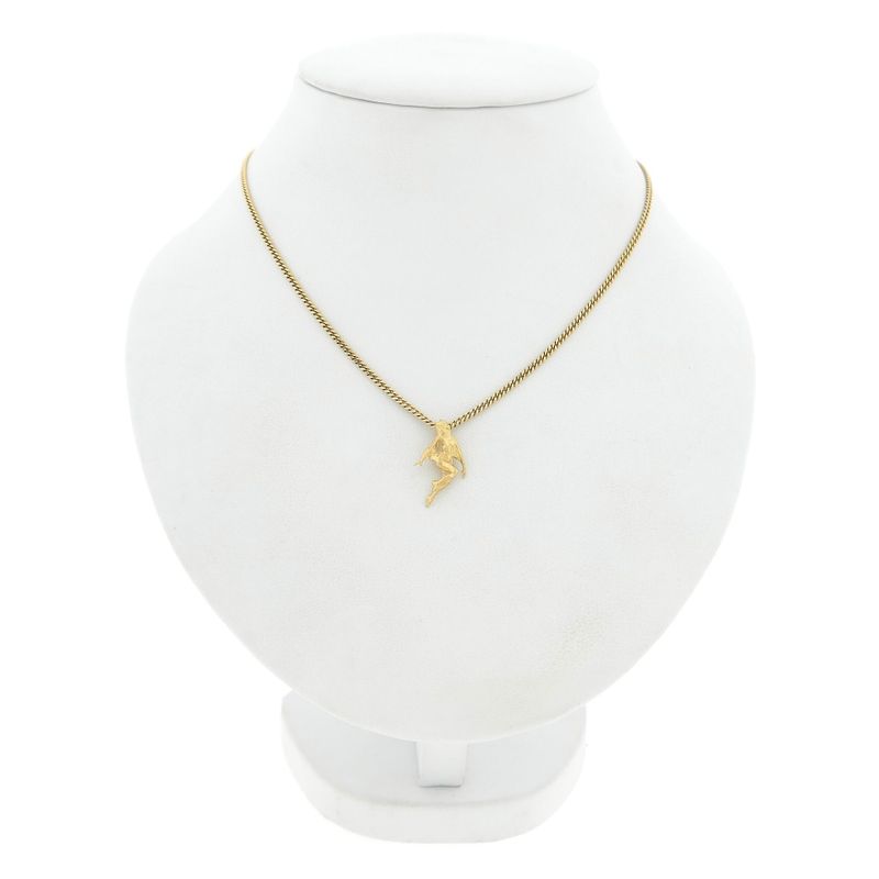 Image 3 of Golden abstract pendant of an elf