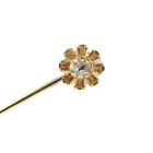 Image 4 of Rose gold lapel pin, tie pin with rose-cut diamond | 0.06 ct.