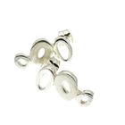 Image 3 of Silver fantasy stud earrings