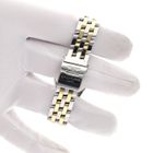 Image 13 of Breitling Callistino 'Mother of Pearl' D52045; 18k gold/steel women's watch with diamonds