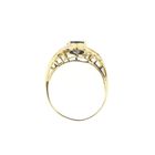 Image 5 of Gold ring with sapphire and diamond | 0.06 ct.