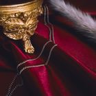 Image 2 of Gold thin gourmet link necklace | 40.5 cm