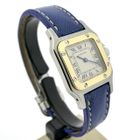 Image 4 of Cartier Santos Galbee; Gold/steel ladies watch