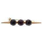 Image 1 of Antique gold brooch with garnet