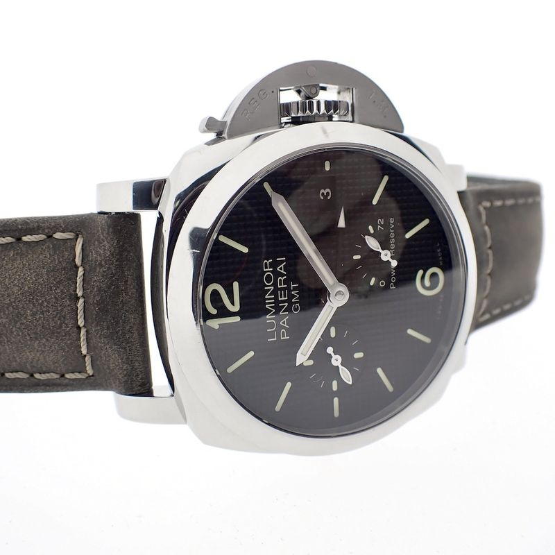 Image 11 of Panerai Luminor 1950 Power Reserve 3 Day GMT; Automatic men's watch