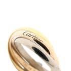 Image 2 of Tricolor gold trinity ring; Cartier