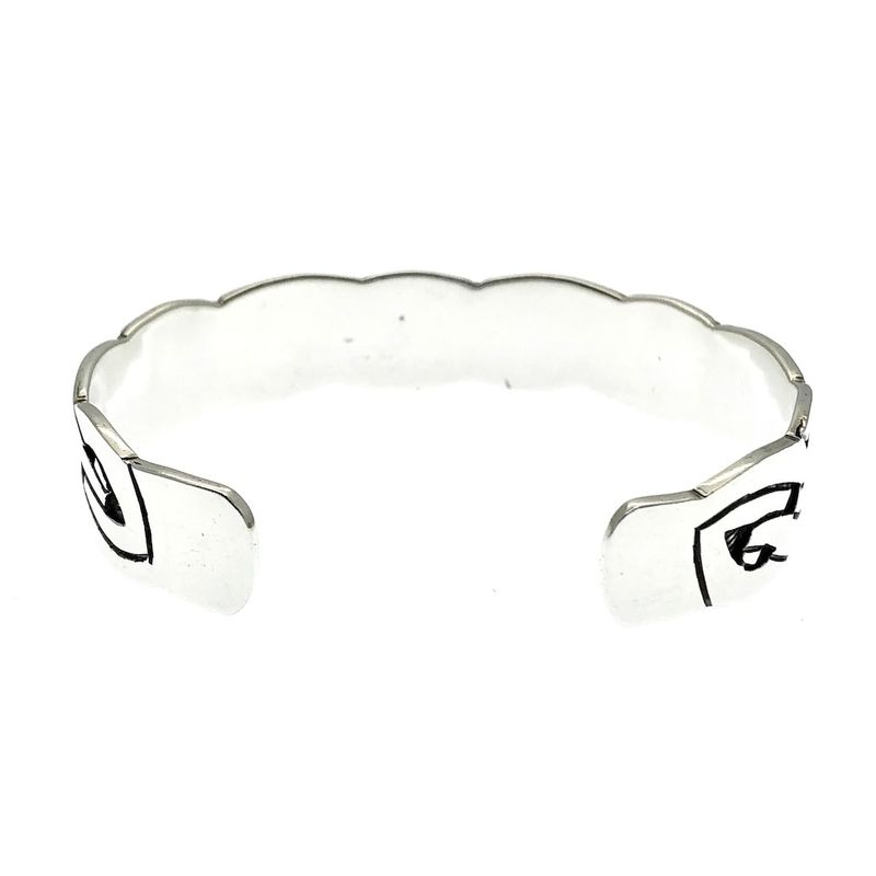 Image 4 of Silver tribal slave bracelet | Ø 62 mm