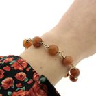 Image 5 of Gold bracelet with carnelian
