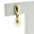 Image 4 of Gold stud earrings with pearl