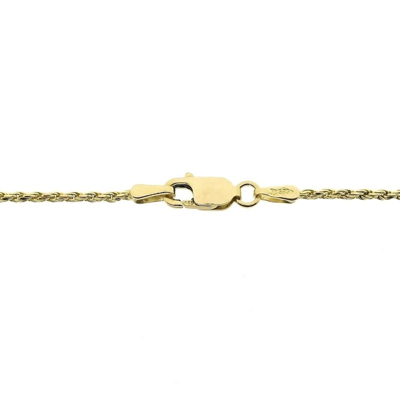 Image 4 of Gold twisted link chain | 45.5 cm