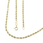 Image 1 of Gold twisted link chain | 43.5 cm