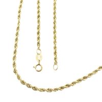 Gold twisted link chain | 43.5 cm
