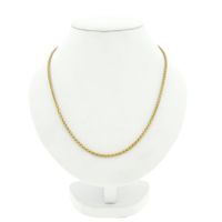 Gold foxtail link chain | 42.5 cm