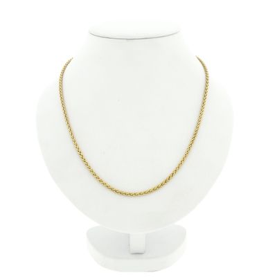 Image 1 of Gold foxtail link chain | 42.5 cm