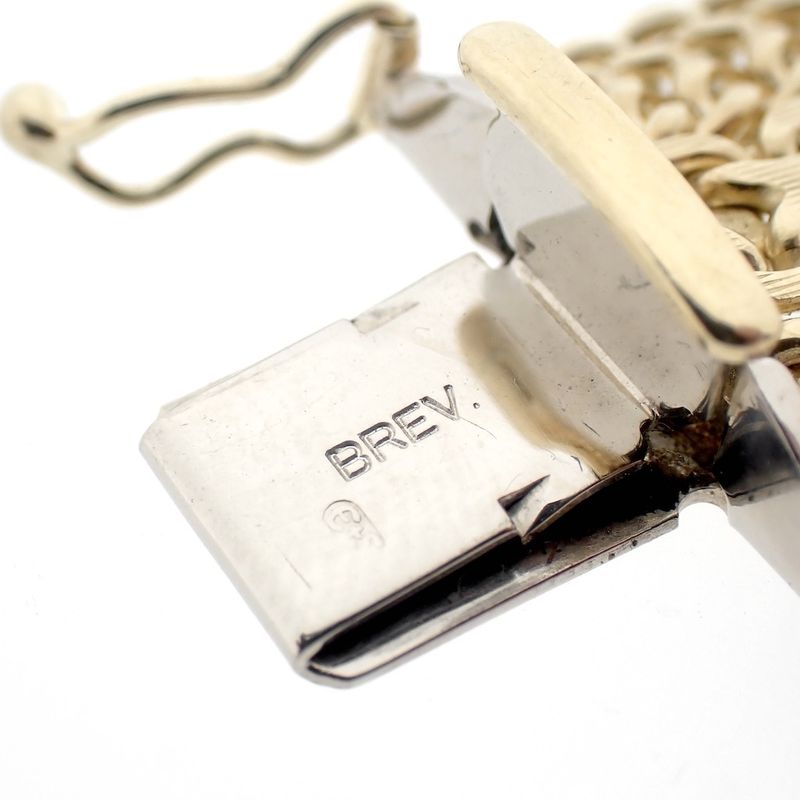 Image 11 of Gold wide fantasy link bracelet