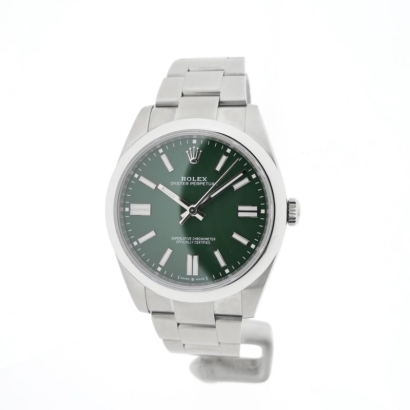 Image 21 of Rolex Oyster Perpetual 41 'Green' 124300; Automatic men's watch