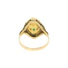 Image 7 of Vintage gold ring with chrysoprase