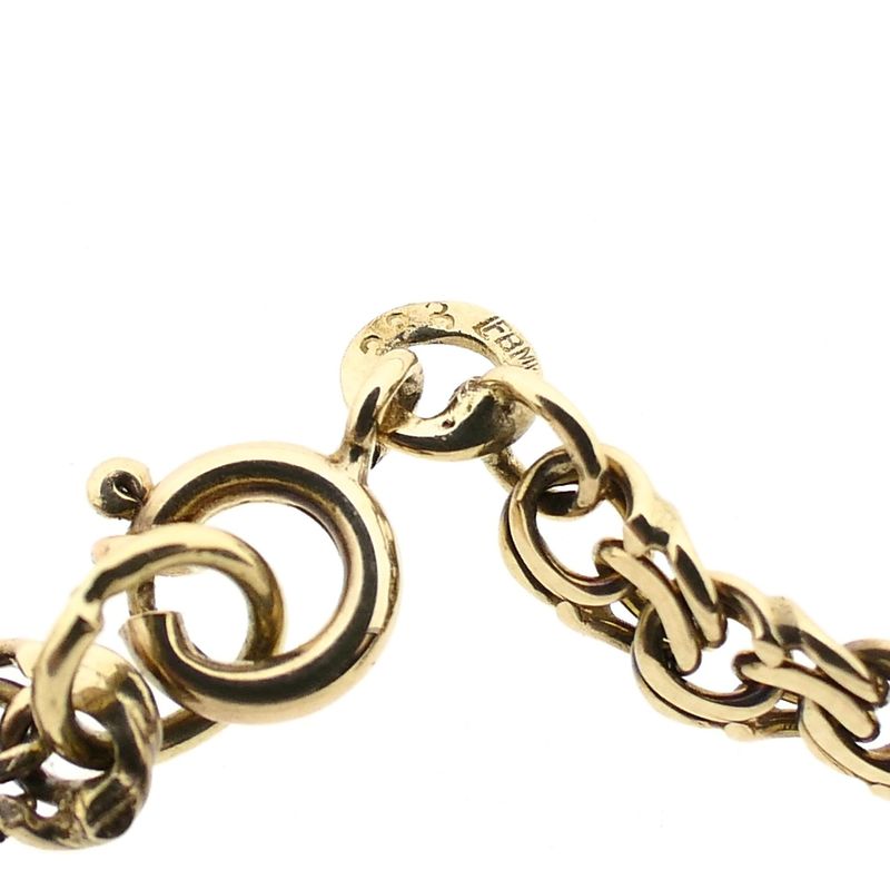 Afbeelding 5 van 8 karaat Platte Prince of Wales schakelketting | 43 cm