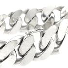Image 3 of Solid Silver Gourmet Chain Bracelet