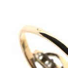 Image 6 of Gold ring with diamonds; 0.19 ct.