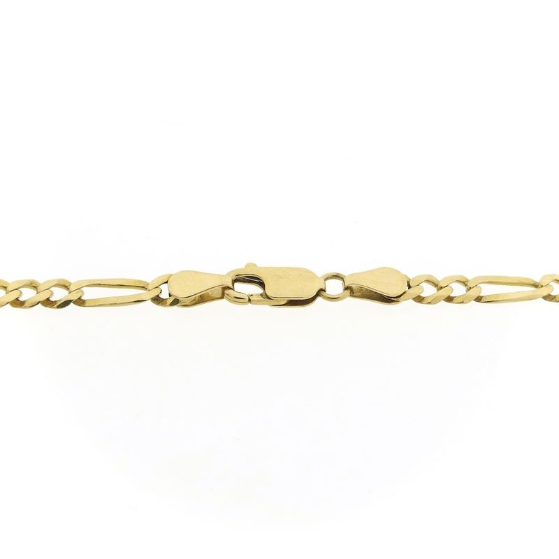Image 5 of 18K Gold Figaro Link Chain | 63 cm