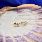 Image 7 of Gold stud earrings with zirconia