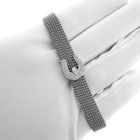 Image 14 of Steel Flex bracelet with white gold charm and diamond | 0.20 ct.