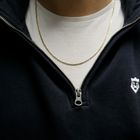 Image 8 of 18K Two-tone gold navy link necklace; Men's | 59.5 cm