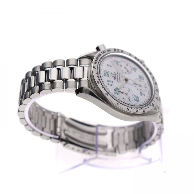 Image 9 of Omega Speedmaster Reduced 'Mother of Pearl' 3802.71.53; Automatic Chronograph
