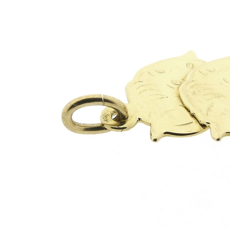 Image 5 of Gold pendant; Gemini