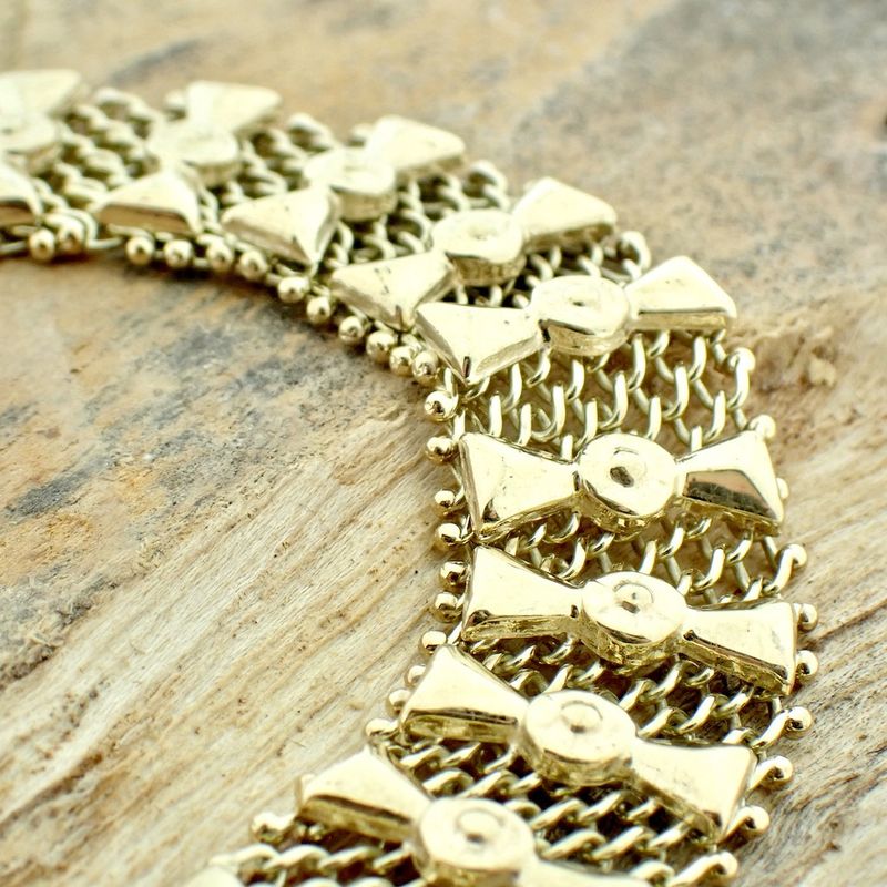 Image 3 of Vintage gold wide bracelet