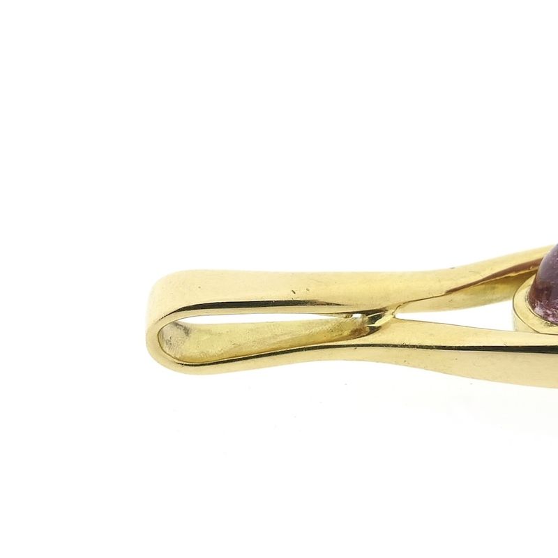Image 5 of 18 carat gold pendant with pink tourmaline