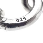 Image 7 of Silver anchor link chain with a heart pendant; ZINZI