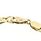 Image 4 of Bicolor Gold Falcon Eye Link Bracelet; Midas; 14 Karat; 19.5 cm