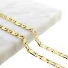Image 4 of Gold closed figaro link chain | 50 cm
