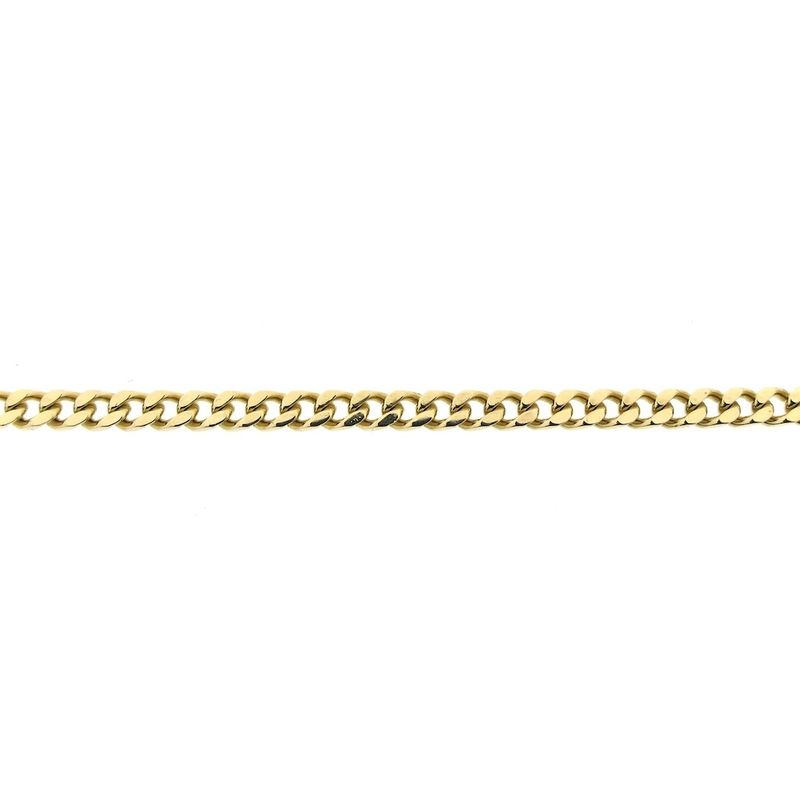 Image 9 of Gold gourmet link chain | 47.5 cm