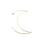 Afbeelding 9 van Gouden staafjes schakelketting | 36 cm