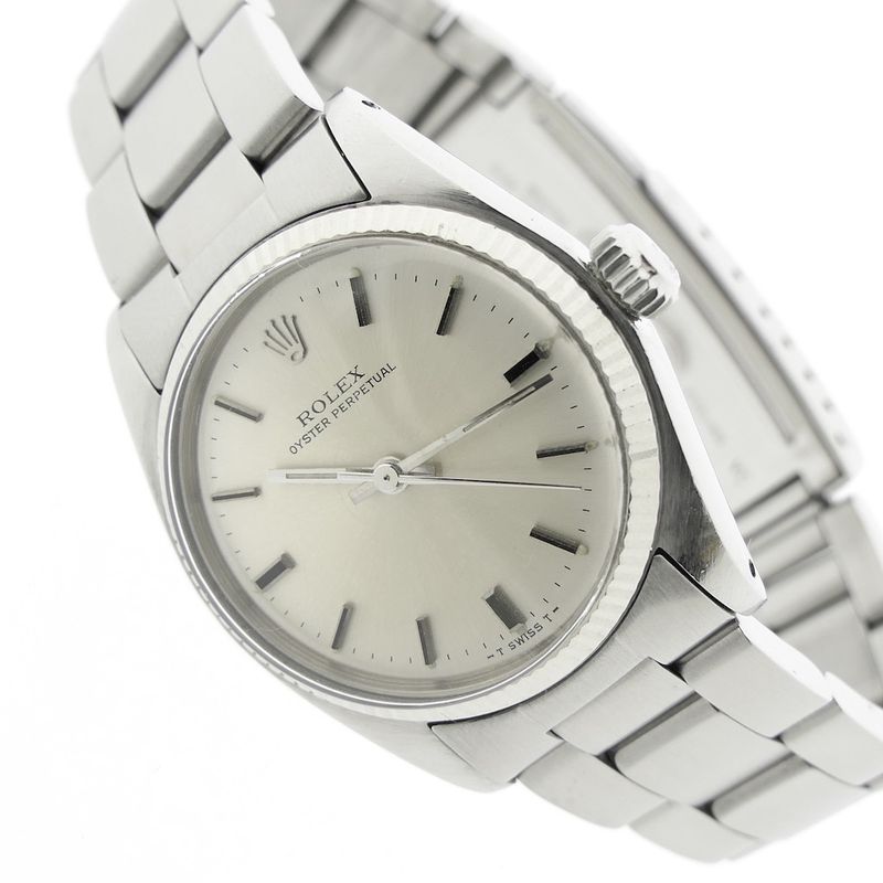 Image 16 of Rolex Oyster Perpetual 31mm; Vintage watch with 18k gold bezel