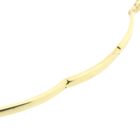 Image 8 of Gold bar link bracelet with zirconia
