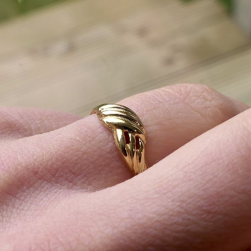 Image 4 of 18K Gold ring with diamonds | 0.45 ct.