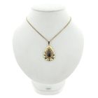 Image 3 of Vintage gold pendant with garnet
