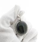 Image 8 of Silver pendant with hawk's eye