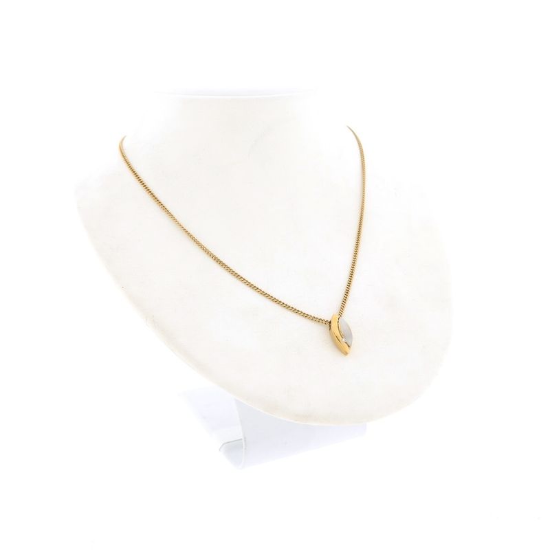 Image 4 of Two-tone fantasy pendant with diamond | 0.005 ct.