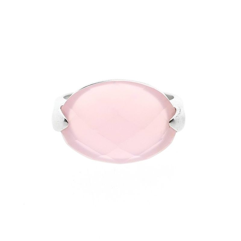 Image 3 of Silver ring with rose quartz
